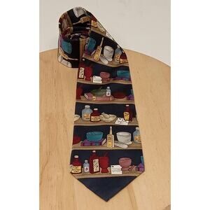 Vintage Avery Medical Fashions Apothecary Tie Men's Silk USA